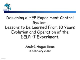 André Augustinus 8 February 2000