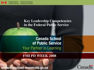 Key Leadership Competencies in the Federal Public Service