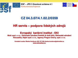 1. Zaměření projektu