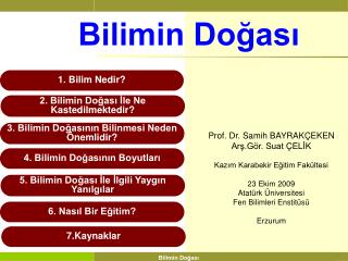 Bilimin Doğası