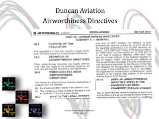 Duncan Aviation Airworthiness Directives