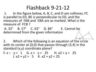 Flashback 9-21-12
