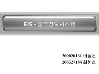 EIS - 중역정보시스템