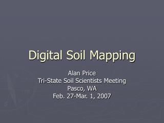 Digital Soil Mapping