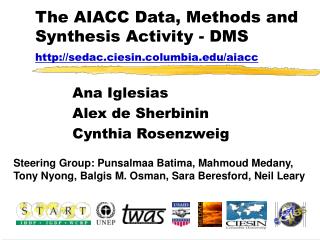 The AIACC Data, Methods and Synthesis Activity - DMS sedac.ciesin.columbia/aiacc