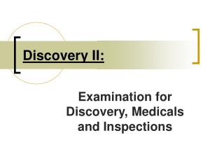 Discovery II: