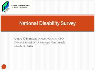 National Disability Survey