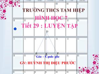 GV: HUỲNH THỊ DIỆU PH ƯỚ C