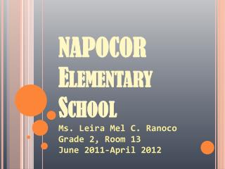 NAPOCOR Elementary School