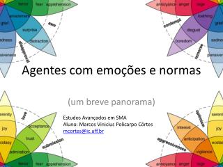 Agentes com emoções e normas