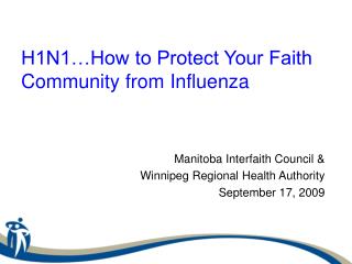 H1N1…How to Protect Your Faith Community from Influenza