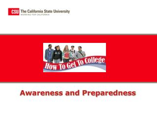 Awareness and Preparedness