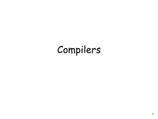 Compilers