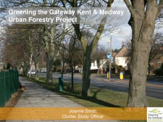 Greening the Gateway Kent &amp; Medway Urban Forestry Project