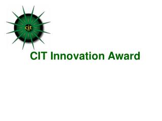 CIT Innovation Award