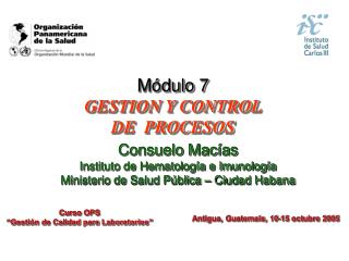 Curso OPS “Gestión de Calidad para Laboratorios”