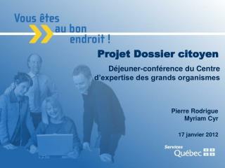 Projet Dossier citoyen