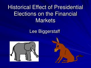 Historical Effect of Presidential Elections on the Financial Markets