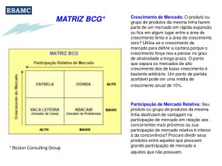 MATRIZ BCG*