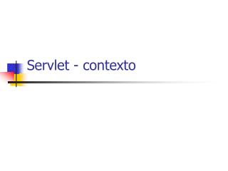 Servlet - contexto