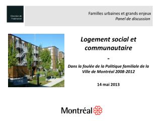 Logement social et communautaire -