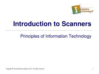 Introduction to Scanners