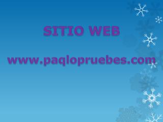 SITIO WEB paqlopruebes