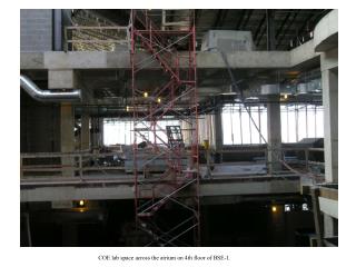 COE lab space across the atrium on 4th floor of BSE-1.