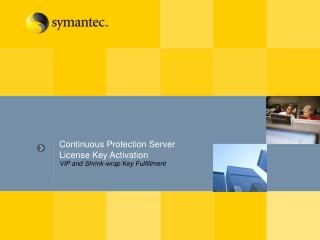 Continuous Protection Server License Key Activation