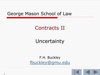 George Mason School of Law