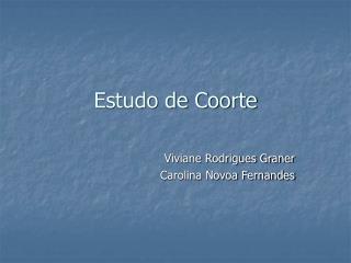 Estudo de Coorte