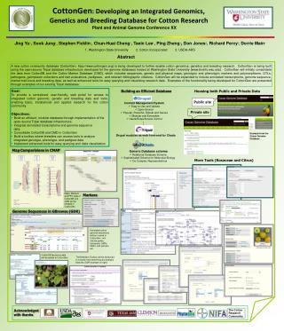 Plant and Animal Genome Conference XX