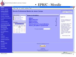 EPBJC EPBJC - DCCC Lisboa–DCOET &gt;Contabilidade 01 &gt;Contabilidade 02 &gt;Fóruns – Reuniões