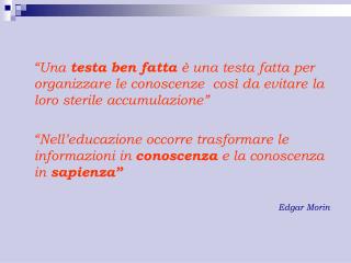 Due quesiti base di Thomas Eliot:
