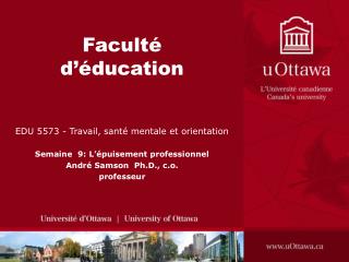 Faculté d’éducation