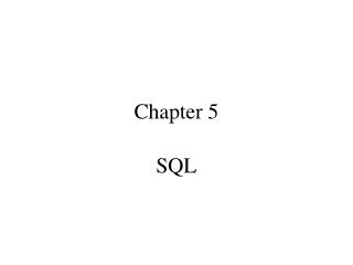 Chapter 5