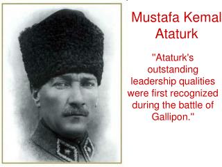 Mustafa Kemal Ataturk