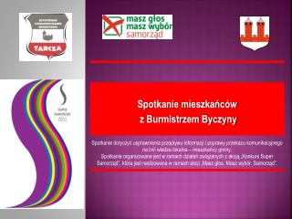 1 . Przedstawienie planu i zasad obowiązujących podczas spotkania.