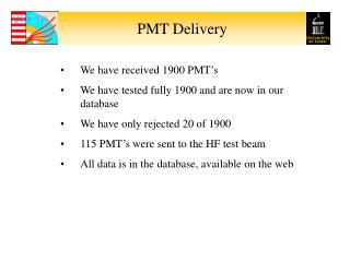 PMT Delivery