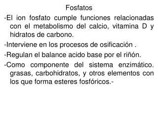 Fosfatos