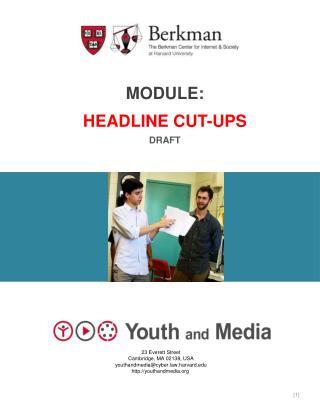 Module: Headline Cut-Ups Draft