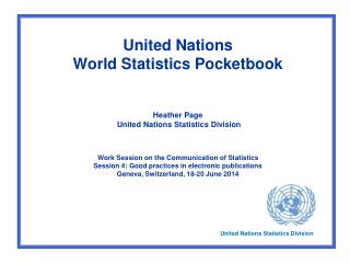 United Nations Statistics Division