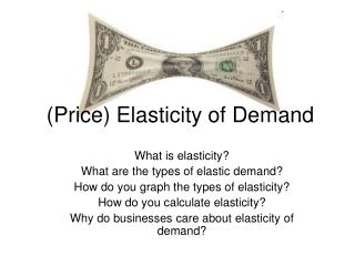 (Price) Elasticity of Demand