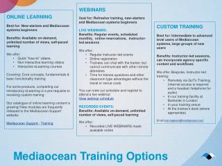 Mediaocean Training Options