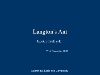Langton's Ant