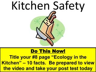 Kitchen Safety