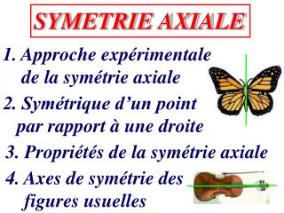 SYMETRIE AXIALE