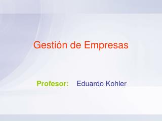 Gestión de Empresas