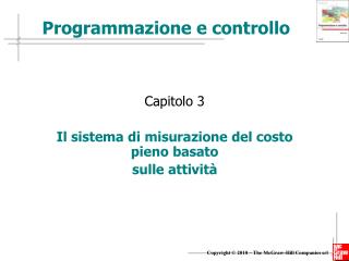 Programmazione e controllo