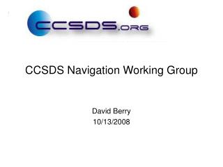 CCSDS Navigation Working Group